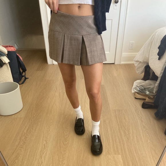 Vintage plaid mini skirt - Picture 2 of 3